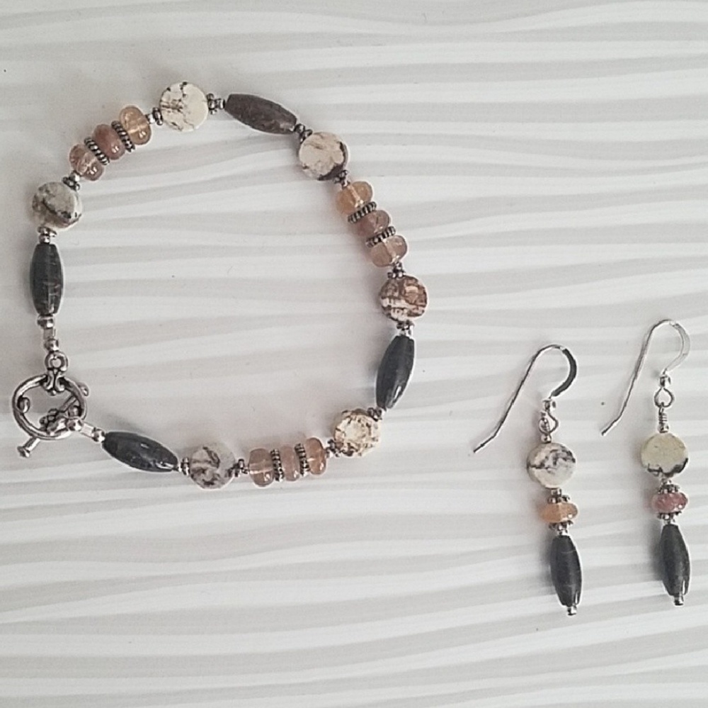 3 sets - Bracelet & earrings